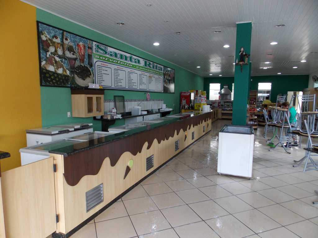 montagem de sorveteria self service